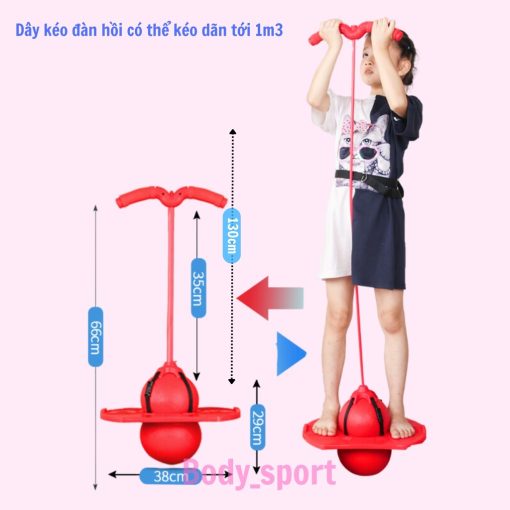 Bóng nhảy tăng chiều cao bóng nhảy trẻ em bóng cao su không mùi cân bằng giúp trẻ tăng vận động - Ảnh 5