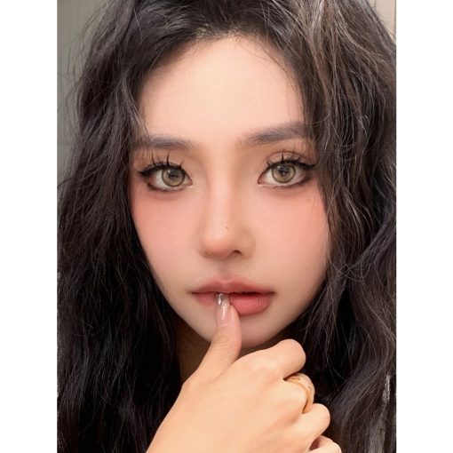 (2023.16 tháng 12) Dòng AJHPO, Thương hiệu thestarlens, Kích thước lớn, 14,50mm, (Lớp 0-8,00), Ống kính tiếp xúc sử dụng 6 tháng (màu nâu) - Ảnh 3