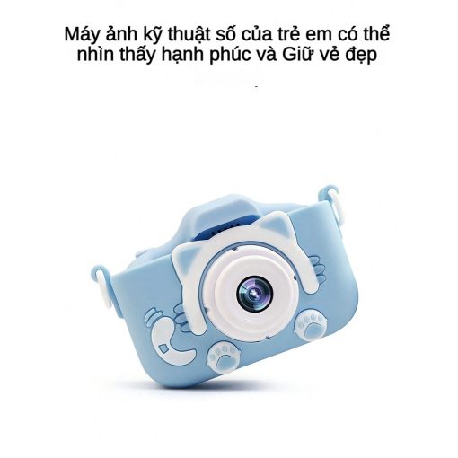 -CLUBLU- Máy Ảnh Kỹ Thuật Số Mini Mèo Camera-007 Cute Có Thể Sạc Lại Chống Sốc Cao Cấp Cho Bé - Ảnh 5