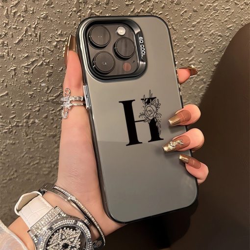 H Ốp điện thoại di động laser chống sốc cho iPhone 7 8plus 14plus 15promax Xs XR xsmax 11 12pro 13