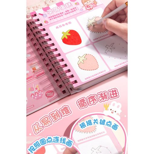 Giáo Dục Trẻ Em Khai Sáng Sáu Trong Một Yên Tĩnh Sách Miếng Dán Sách Nhiều Trò Chơi Nhỏ Handmade Tự Làm Đồ Chơi Miếng Dán Sách - Ảnh 6