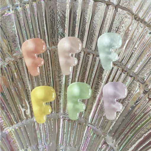 Charm Chữ Trong Mini Trang Trí,Handmade Ốp Lưng,Bình Nước,Nón Bảo Hiểm,DIY Không Keo-Charm Lumi - Ảnh 5