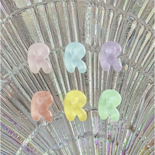 Charm Chữ Trong Mini Trang Trí,Handmade Ốp Lưng,Bình Nước,Nón Bảo Hiểm,DIY Không Keo-Charm Lumi - Ảnh 6