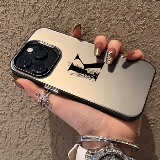 Ốp điện thoại laser hình chữ K chống sốc cho iPhone 12 11promax 7 8plus 14plus 15promax Xs XR xsmax 13pro - Ảnh 4