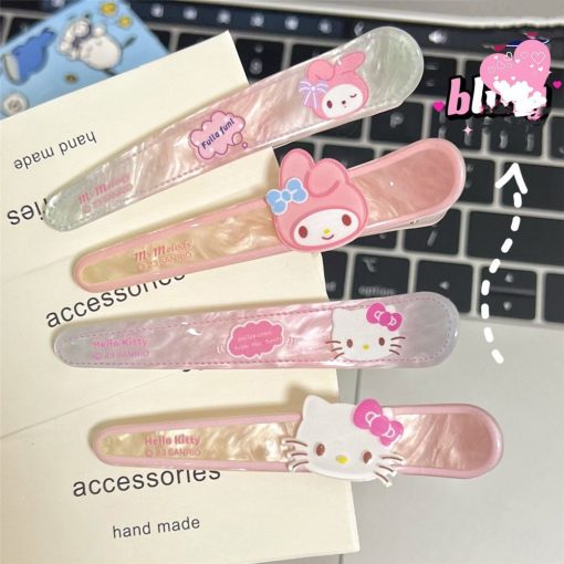 [Gói 2] Bộ kẹp tóc Kt Cat Melody Culomi hoạt hình dễ thương dành cho bé gái bị gãy tóc và nổ - Ảnh 2