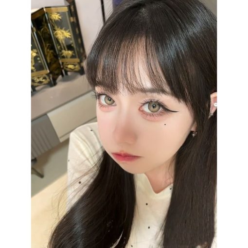 (2025.Ngày 1 tháng 4) Dòng DZXBZONG, Thương hiệu Booscon, Kích thước lớn, 14,50mm, (Lớp 0-8,00), Kính áp tròng sử dụng 6 tháng (màu nâu) - Ảnh 5