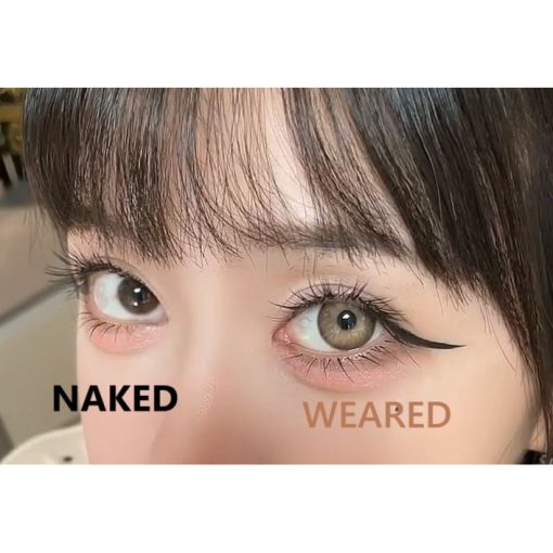(2025.Ngày 1 tháng 4) Dòng DZXBZONG, Thương hiệu Booscon, Kích thước lớn, 14,50mm, (Lớp 0-8,00), Kính áp tròng sử dụng 6 tháng (màu nâu) - Ảnh 3