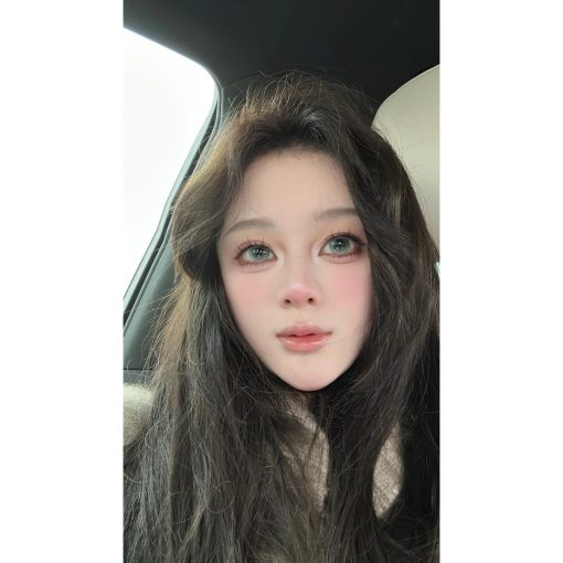 Zgmyan, Xiyoulens, Kích thước lớn, 14,50mm, (Lớp 0-8,00), Ống kính tiếp xúc sử dụng 6 tháng (xanh lá cây) - Ảnh 5