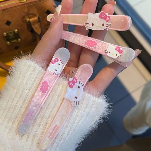 [Gói 2] Bộ kẹp tóc Kt Cat Melody Culomi hoạt hình dễ thương dành cho bé gái bị gãy tóc và nổ - Ảnh 4