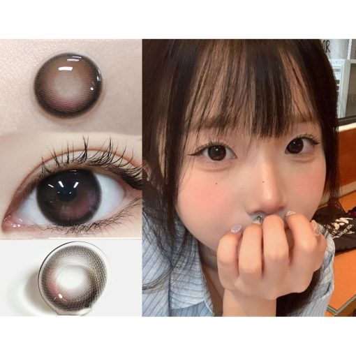 (2024.Ngày 10 tháng 5) Dòng SJGUI, Thương hiệu FINNARTCON, 14.20mm, (Lớp 0-8.00), Kính áp tròng sử dụng hàng năm (TOMATO) - Ảnh 2