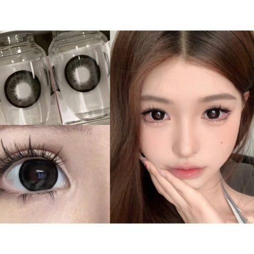 (2024.Ngày 15 tháng 10) Dòng MNHKA, Thương hiệu Xiyoulens, Kích thước lớn, 14,50mm, (Lớp 0-8,00), Ống kính tiếp xúc sử dụng 6 tháng (đen) - Ảnh 2