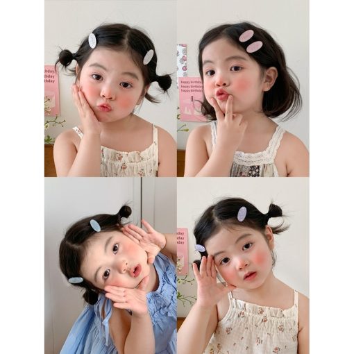 Kẹp Tóc In Hoa Dễ Thương Kẹp Tóc Mũ Barrettes Phụ Kiện Thời Trang - Ảnh 3
