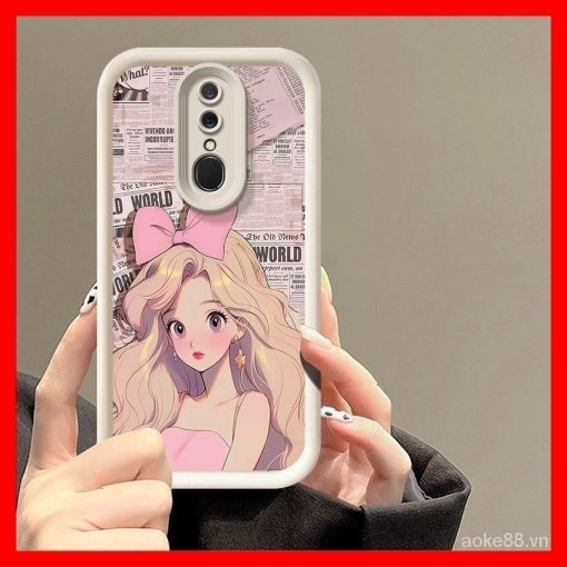 Ốp lưng Oppo F11 Ốp lưng TPU màu hồng đen thời trang dành cho Oppo F11 tpyts t5a1 - Ảnh 3