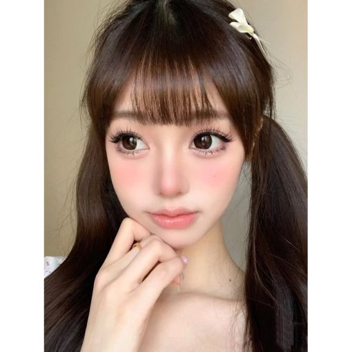 (2024.Ngày 15 tháng 10) Dòng MNMKA, Thương hiệu Xiyoulens, Kích thước lớn, 14,50mm, (Lớp 0-8,00), Kính áp tròng sử dụng 6 tháng (nâu đậm) - Ảnh 6