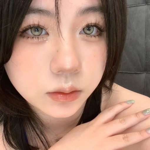Dòng BLTJLEI, Thương hiệu CLAMIDO, 14.20mm, (Lớp 0-8.00), Kính áp tròng sử dụng hàng năm (màu nâu) - Ảnh 3