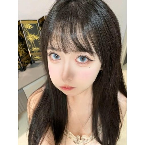 (2024.Tháng 7.20th) Dòng YWWNSI, Thương hiệu Xiyoulens, Kích thước lớn, 14,50mm, (Lớp 0-8,00), Ống kính tiếp xúc sử dụng 6 tháng (xanh) - Ảnh 3