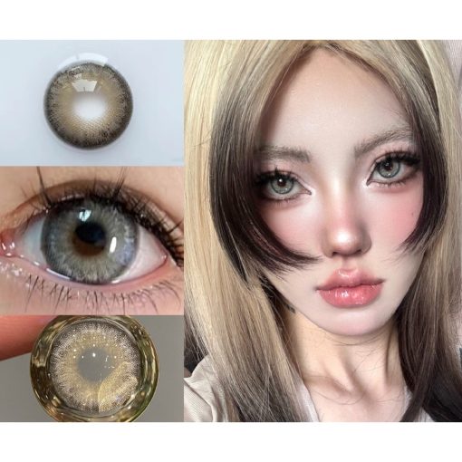 (2024.7 tháng 7) Dòng NWTXYUN, Thương hiệu CLAMIDO, Kích thước lớn, 14,50mm, Cấp (0-8,00), Ống kính tiếp xúc sử dụng hàng năm (màu xám) - Ảnh 2
