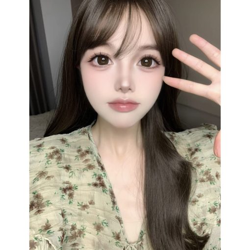 (2024.Ngày 15 tháng 10) Dòng MNMKA, Thương hiệu Xiyoulens, Kích thước lớn, 14,50mm, (Lớp 0-8,00), Kính áp tròng sử dụng 6 tháng (nâu đậm) - Ảnh 4