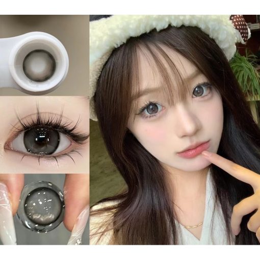 (2024.Ngày 15 tháng 11) Dòng MNTZI, Thương hiệu Fllycon, Kích thước lớn, 14,50mm, (Lớp 0-8,00), Kính áp tròng sử dụng hàng năm (màu xám) - Ảnh 2