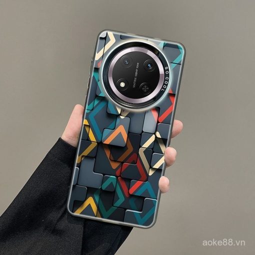 Ốp điện thoại Honor X9C 5G Honor 200 X9C Smart X7C X8B X8C, ốp điện thoại cứng chống sốc, vỏ điện thoại công nghệ ba chiều Tetris cho nam sinh viên - Ảnh 2