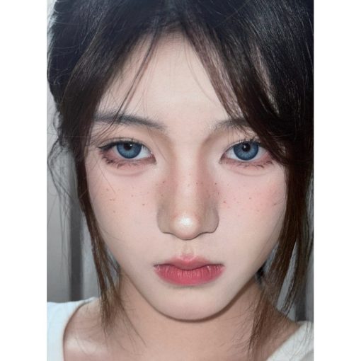 (2025.24 tháng 4) Dòng DZXBLAN, Thương hiệu Xiyoulens, 14.20mm, (Lớp 0-8.00), Kính áp tròng sử dụng hàng năm (xanh) - Ảnh 5