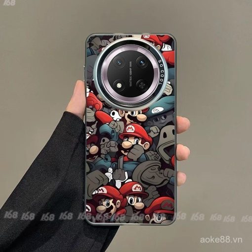 Ốp lưng Honor X9C X9B X9A 5G, ốp lưng Honor X9C Smart X7B X8B, ốp lưng hoạt hình Mario chống sốc, ốp điện thoại cứng mờ, chống dấu vân tay. - Ảnh 2