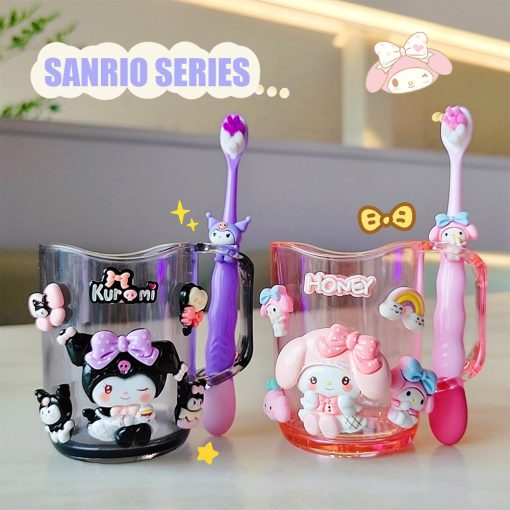 Cốc nước súc miệng trẻ em cốc đánh răng hoạt hình cho bé trai kệ bàn chải đánh răng cho bé gái cốc rửa em bé - Ảnh 2