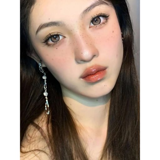 Dòng ZKKE, Thương hiệu CLAMIDO, 14.20mm, (Lớp 0-8.00), Kính áp tròng sử dụng hàng năm (màu nâu) - Ảnh 4