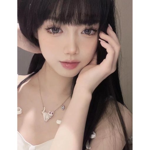(2024.Ngày 15 tháng 11) Dòng MNTZI, Thương hiệu Fllycon, Kích thước lớn, 14,50mm, (Lớp 0-8,00), Kính áp tròng sử dụng hàng năm (màu xám) - Ảnh 4