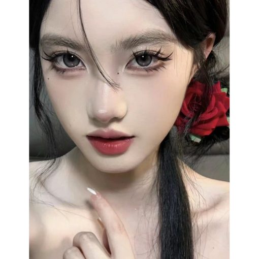 (2024.Ngày 15 tháng 11) Dòng MNTZI, Thương hiệu Fllycon, Kích thước lớn, 14,50mm, (Lớp 0-8,00), Kính áp tròng sử dụng hàng năm (màu xám) - Ảnh 6