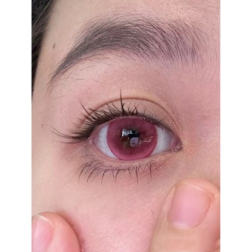 (2024.Ngày 5 tháng 11) Dòng ZRAHE, Thương hiệu Fllycon, Kích thước lớn, 14,50mm, (Lớp 0-8,00), Kính áp tròng sử dụng 6 tháng (hồng) - Ảnh 3