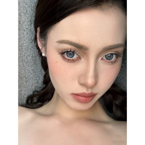(2025.24 tháng 4) Dòng DZXBLAN, Thương hiệu Xiyoulens, 14.20mm, (Lớp 0-8.00), Kính áp tròng sử dụng hàng năm (xanh) - Ảnh 4
