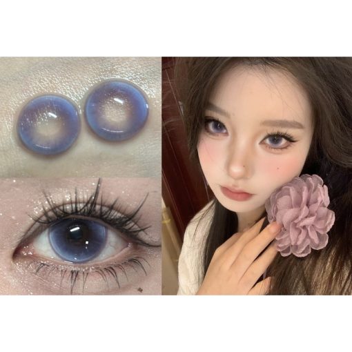 (2024.Ngày 5 tháng 11) Dòng XXYLI, Thương hiệu Fllycon, Kích thước lớn, 14,50mm, (Lớp 0-8,00), Ống kính tiếp xúc sử dụng 6 tháng (tím) - Ảnh 2