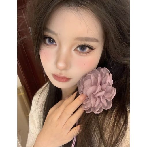 (2024.Ngày 5 tháng 11) Dòng XXYLI, Thương hiệu Fllycon, Kích thước lớn, 14,50mm, (Lớp 0-8,00), Ống kính tiếp xúc sử dụng 6 tháng (tím) - Ảnh 5