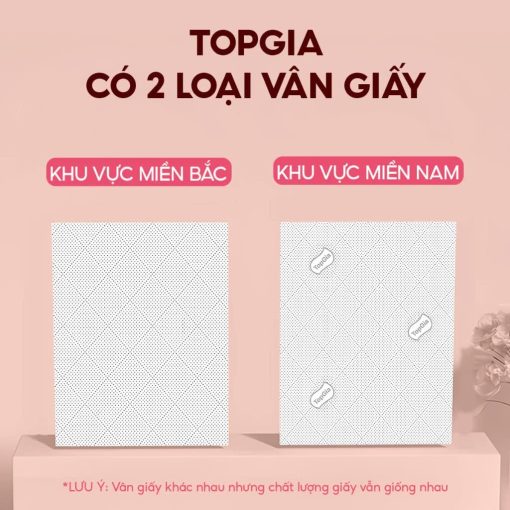 Thùng 6 bịch khăn giấy rút Top Gia treo tường đa sắc 1280 tờ, dập vân 4D, siêu dai và mềm mịn - Ảnh 5
