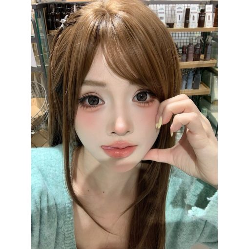 (2025.4 tháng 5) CAYGDENG, Thương hiệu EallaGirl, chất liệu tốt hơn, Kích thước lớn, 14,50mm, (Lớp 0-8.0), Ống kính tiếp xúc Sử dụng hàng năm (màu xám) - Ảnh 3