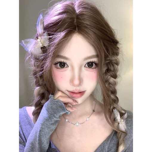 (2025.4 tháng 5) CAYGDENG, Thương hiệu EallaGirl, chất liệu tốt hơn, Kích thước lớn, 14,50mm, (Lớp 0-8.0), Ống kính tiếp xúc Sử dụng hàng năm (màu xám) - Ảnh 4