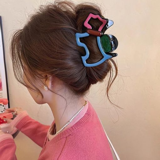 Thời Trang Hàn Quốc Nhiều Màu Sắc Chó Kẹp Tóc Kẹp Tóc Phụ Kiện Tóc - Ảnh 2