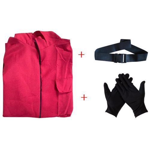 Ship 24 hours】Trò Chơi Mực Hàn Quốc Trang Phục Hóa Trang Người Lớn & Trẻ Em Chú Hề Cosplay Áo liền quần Có Găng Tay Mặt nạ Áo liền quần Halloween Nhập Vai Trang Phục Sự Kiện Trang Phục Tròn-Six-Vip Nhân Vật Trang Phục - Ảnh 4
