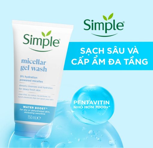 [DIỆN MẠO MỚI] Sữa Rửa Mặt Simple lành tính và hiệu quả cho mọi loại da 150ml - Ảnh 6