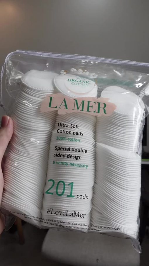 (Combo 2 Gói) Bông Tẩy Trang Lamer 201, Bông Tẩy Trang Miniso 180 Miếng, Bông Tẩy Trang Lamer Chính Hãng 100% Cotton