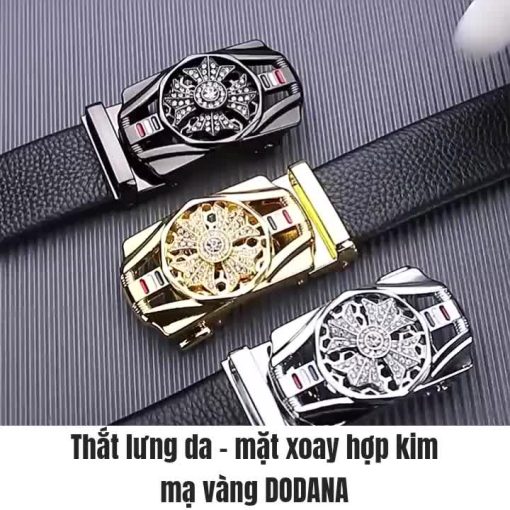 Thắt Lưng Nam Khóa Tự Động Cao Cấp Mặt Xoay Chính Hãng , Dây Nịt Nam Phong Cách Hàn Quốc