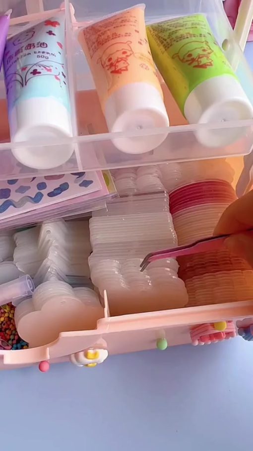 Đồ Chơi Dụng Cụ Trang Trí Kem Keo Làm Móc Chìa Khóa, Thẻ GuKa Charm Hạt 3D Sticker Đồ Chơi Tự Làm Quà Tặng DIY
