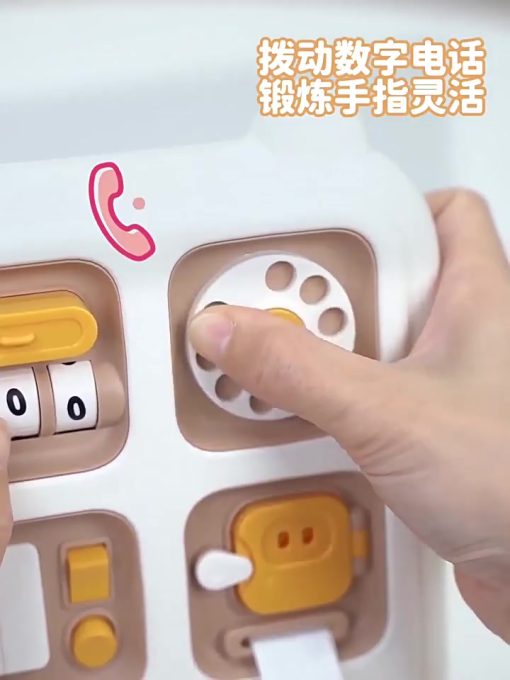 Bảng bận rộn 6 trong 1 Bộ đồ chơi busyboard phát triển tư duy, rèn luyện kỹ năng cho bé Kiddy Toys