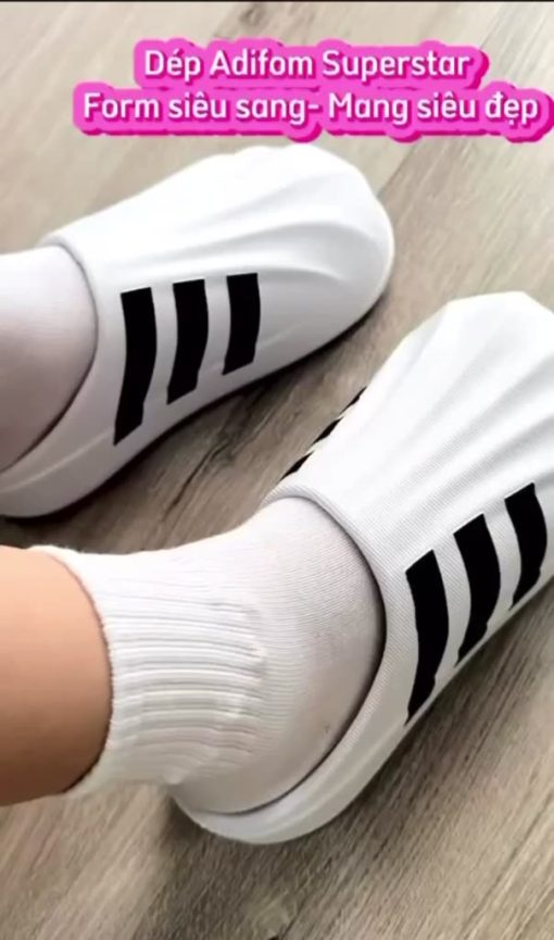 Sục Adidas Adifom Superstar Mule, sục đạp gót ADIFOM cao 4cm hottrend