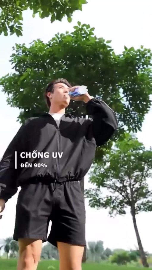 [UPDATE MÀU MỚI] Áo khoác nam VARIANTS vải dù nhám co giãn, trượt nước, form crop trẻ trung, năng động - HUSSIO