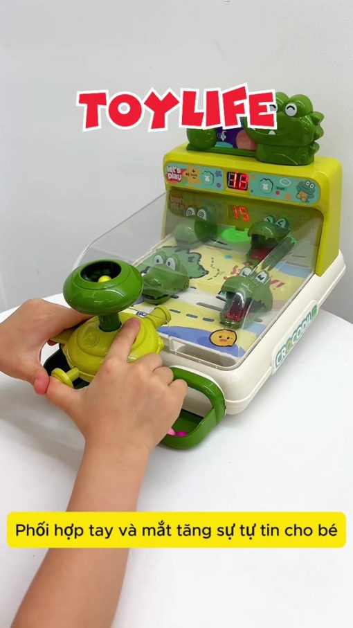 Đồ chơi máy bắn bóng pinball thế hệ mới tính điểm cho bé máy chơi game bắn bi pinball có đèn nhạc trẻ em TOYLIFE