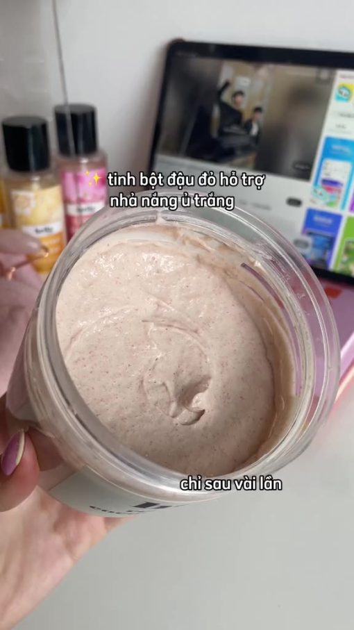 Bộ 2 tẩy tế bào chết body Hella Beauty 500g giúp làm sạch sâu hỗ trợ dưỡng sáng da