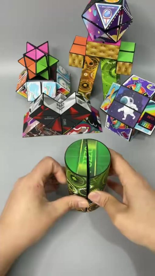 Combo 6 khối Rubik biến thể thế hệ 1 cho bé thoả sức sáng tạo, sét 6 rubik đồ chơi thông minh