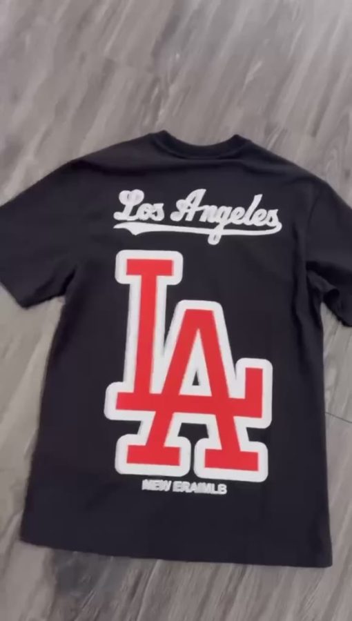 Áo Phông Nam Mờ Lờ B In Logo LA Siêu Nét - Áo Thun Mờ Lờ B Chất Cotton Cao Cấp BuFaLo Clothing
